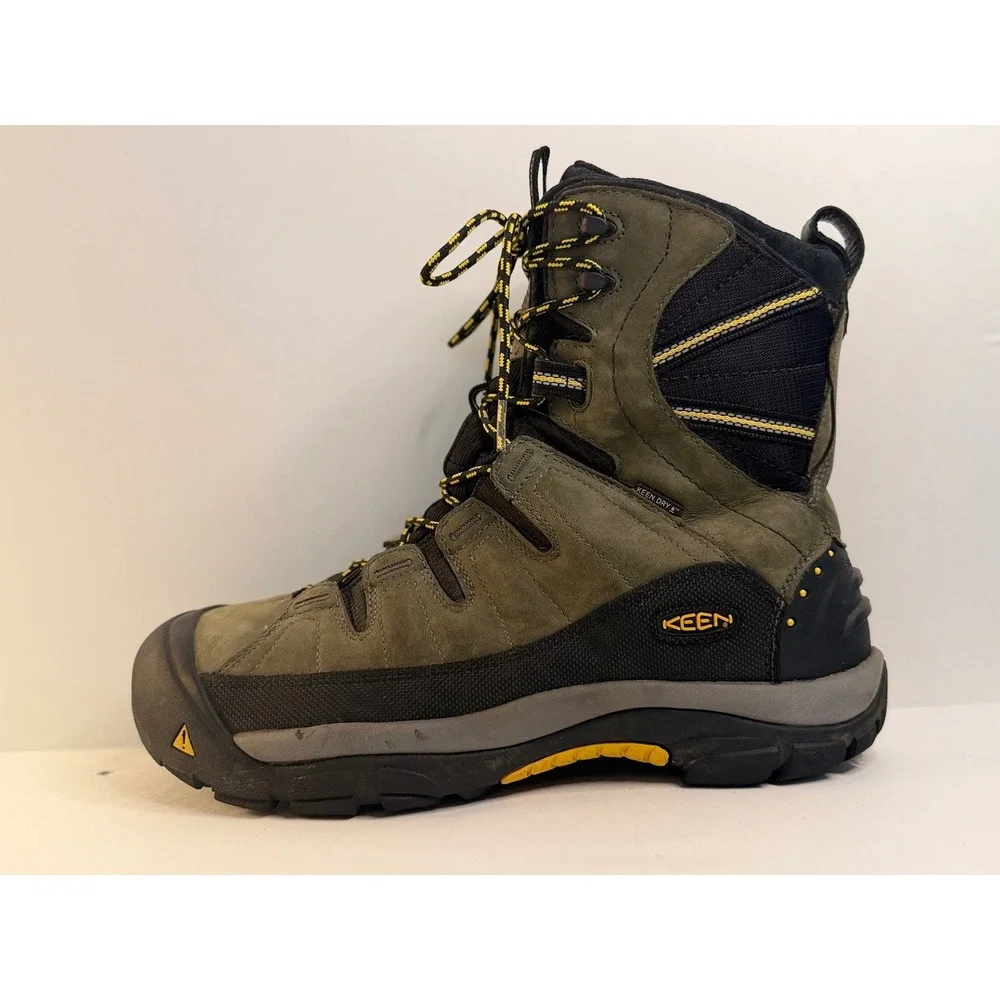 KEEN Gorpcore Shellback Hiking Boots Mens 11.5 Olive Green Waterproof‎ Insulated